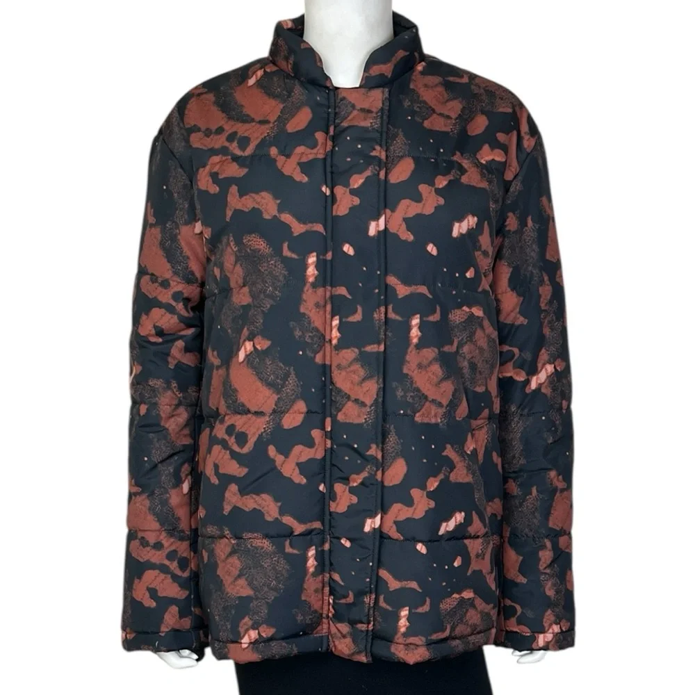 Peruvian Connection Mariposa Puffer Coat - sz Medium